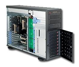 SupweWorkstation Server 7046T-3R (Intel Xeon 5600/5500, DDR3 Up to 96GB, HDD 8 x 3.5")