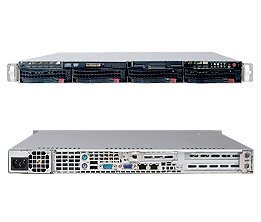 SuperServer 6015W-NTB / 6015W-NTV (Intel Xeon 64-bit Quad Core or Dual Core, DDR2 Up to 64GB, HDD 4 x 3.5")