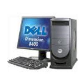 Máy tính Desktop Dell Dimension 8400 (Intel Penium 4 2.8GHz, RAM 1GB, HDD 80GB, VGA ATI Radion X600, PC DOS/không kèm theo màn hình)