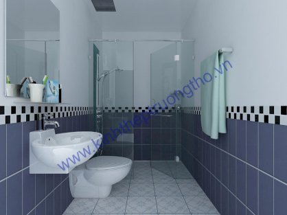 Vách kính ngăn phòng tắm TT03 (3 tấm)