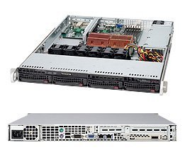 SuperServer 1025W-UB (Intel Xeon 64-bit Quad Core or Dual Core, DDR2 Up to 64GB, HDD 8 x 2.5")