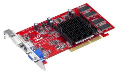 Asus A9550/TD/128M (ATI Radeon 9550, 128MB, 64-bit, GDDR, AGP 8X/4X)