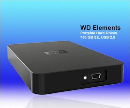 WD Elements 2.5" 750GB SE (WDBAAR7500ABK) 