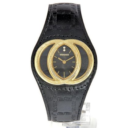 Đồng hồ đeo tay Gianni Versace 84Q70SD009S009 Eclissi 84Q Collection Magnificent Brand New Factory Set Clean Diamonds Gold Plated Stainless Steel Ladies Watch