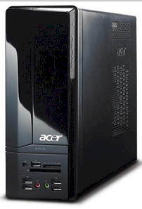Máy tính Desktop ACER ASPIRE X1800 (011) (Intel core 2 Duo E7500 2.93GHz, RAM 2GB, HDD 320GB, VGA NVIDIA GeForce 7100, PC DOS, không kèm màn hình)
