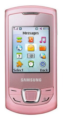 Samsung E2550 Monte Slider Pink