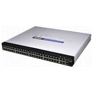 Linksys 48-port 10/100 Stackable Smart Switch SLM248G4PS