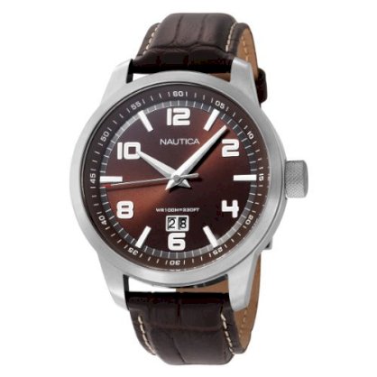 Đồng hồ Nautica Men's N13552G NCT 400 Date Brown Dial Watch