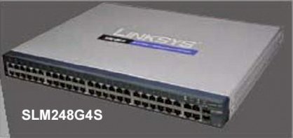 48-port 10/100 + 4-port Gigabit Smart Switch with Resilient Clustering Technology SLM248G4S