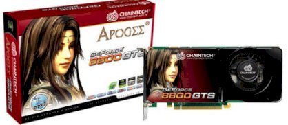 CHAINTECH GeForce 8 GAE88GTS ( Nvidia GeForce 8800GTS 512Mb GDDR3, 128-bit, PCI Express 2.0)
