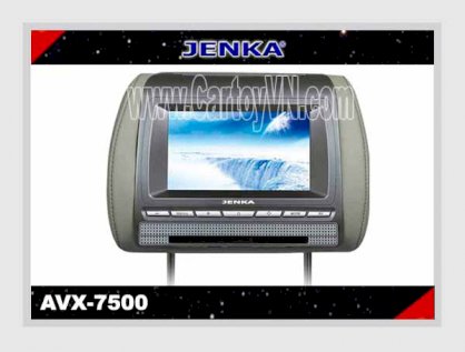 Màn hình liền gối xe ô tô LCD JENKA AVX-7500 7 inch