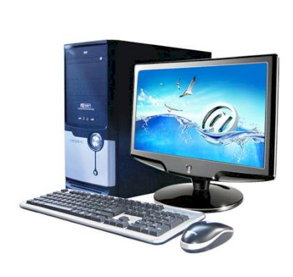 Máy tính Desktop SingPC H752 (Intel Core 2 Duo E7500 2.93Ghz, Ram 2GB, HDD 320GB, VGA Intel GMA X4500, Linux, không kèm màn hình)