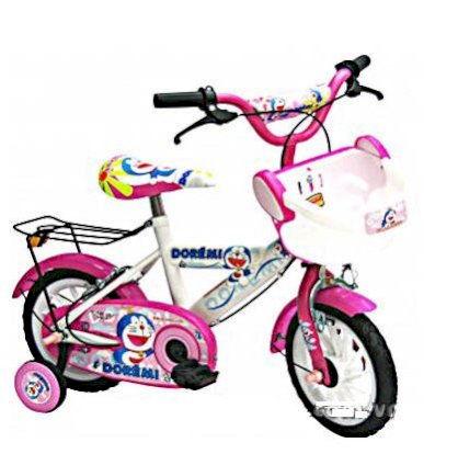 Xe đạp 2 bánh họa tiết Đôremon cho trẻ từ 2~4 tuổi