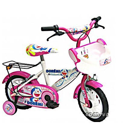 Xe đạp 2 bánh họa tiết Đôremon cho trẻ từ 6~10 tuổi 