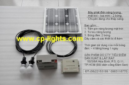 Máy phát điện năng lượng mặt trời TIDISUN 24W