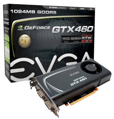 EVGA 01G-P3-1377-TR ( NVIDIA GeForce GTX 460 , 1GB , 256-bit , GDDR5 , PCI Express 2.0 x16 )