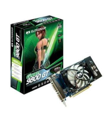 ECS  NR9800GTE-512QX-F (NVIDIA GeForce 9800GT , 512MB , 256-bit , GDDR3 , PCI Express 2.0)