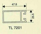 Nhôm định hình Thủy Chi TL 7201