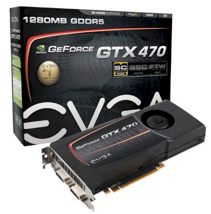 EVGA 012-P3-1472-AR ( NVIDIA GTX 470 , 1280 MB, 320 bit  , GDDR5 , PCI Express 2.0 x16 )