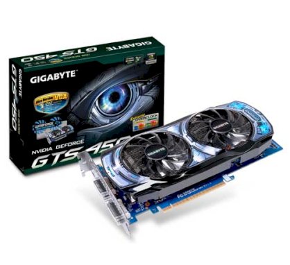 GIGABYTE GV-N450OC2-1GI ( NVIDIA GeForce GTS 450 , 768MB , 192-bit ,GDDR5 , PCI Express x16 2.0 )