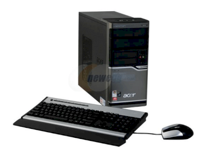 Máy tính Desktop Acer Veriton VM410-UF9600P (Phenom X4 9600 2.3GHz, RAM 3GB DDR2, HDD 320GB, VGA ATI Radeon X1200 IGP, Windows XP Professional, không kèm màn hình)