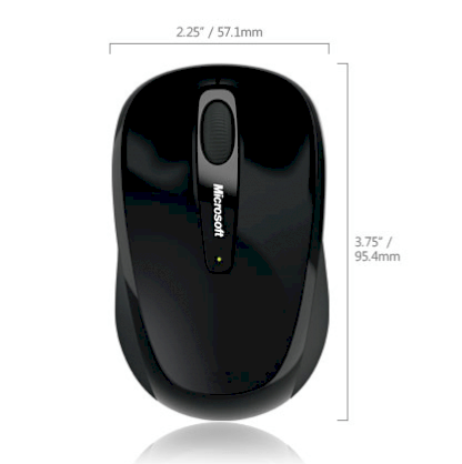 Microsoft Wireless Mobile Mouse 3500 Special Edition Black (GMF-00030)