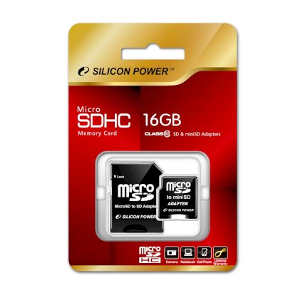 Silicon Power microSDHC Class6 8GB ( SP008GBSTH004V30 )