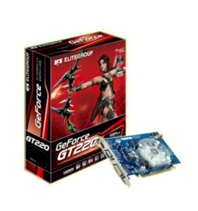 ECS  NGT220-1GQS-F ( NVIDIA GeForce  GT 220 , 1024MB , 128-bit , GDDR2 , PCI Express 2.0 )