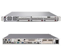 Supermicro SuperServer 6015B-8+V (Silver) (Dual Intel 64-bit Xeon Quad Core or Dual Core, DDR2 Up to 32GB, HDD 4 x 3.5", 700W)