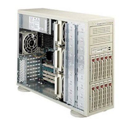 Supermicro SuperServer 7043P-8R (Beige) (Dual Intel Xeon, Up to 16GB DDR, 10 x 3.5" Hot-swap, 600W) 