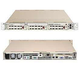 Supermicro SuperServer 6012P-6 (Beige) ( Dual Intel Xeon up to 3.0GHz, RAM Up to 8GB, HDD 3 x 3.5, 400W )