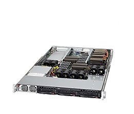 Supermicro SuperServer 6016GT-TF-FM107 (Black) (Intel Xeon 5600/5500, DDR3 Up to 192GB, HDD 3 x HotSwap, 1400W)