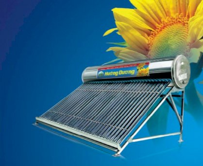 Máy nước nóng năng lượng mặt trời Hướng Dương 58-21 200L (hỗ trợ nhiệt)