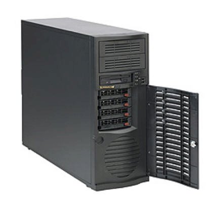 Supermicro SuperServer 7034A-iB (Black) (Dual Intel 64-bit Xeon, Up to 12GB DDR, 4 x Internal Hard Drive Bays ATA100 HDD, 645W) 