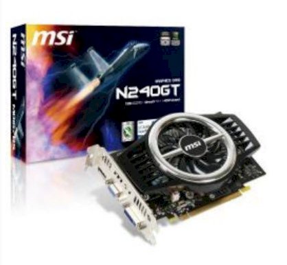 MSI N240GT-MD1G/D5 ( NVIDIA GeForce GT 240 , 1024MB, 128bits , GDDR5 , PCI Express x16 2.0 )