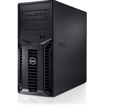 Dell Tower PowerEdge T110 (Intel Celeron G1101 2.26GHz, RAM Up to 16GB, HDD 3X 3.5", Windows Sever 20008 R2, 305W)