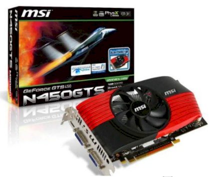MSI N450GTS-M2D1GD5 ( NVIDIA GeForce GTS 450 , 1024Mb, 128bits , GDDR5 , PCI Express x16 2.0 )