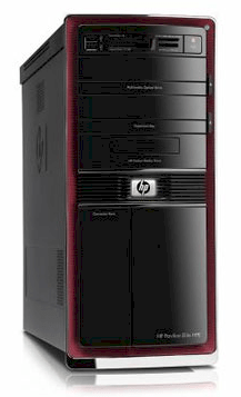 Máy tính Desktop HP Pavilion Elite HPE-250f Desktop PC (BK174AA) (Intel® Core™ i7 processor 860 2.8GHz, RAM 8GB, HDD 1TB, VGA ATI Radeon™ HD 5570, HP x22LED, Windows 7 Home Premium)