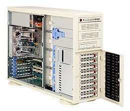 Supermicro SuperServer 4U 7044H-T (Beige) (Dual Intel 64-bit Xeon up to 3.60GHz, DDR2 Up to 16GB, HDD 8 X 3.5", 650W)