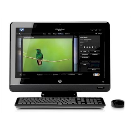 Máy tính Desktop HP All-in-one 200-5016d (BK292AA) (Intel 2 Core Duo E7500 2.93Ghz, DDR3 2GB, HDD 320GB, DVD-R/RW, WIN7 PRO, LCD HP 21.5")