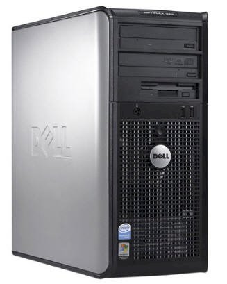 Máy tính Desktop Dell Optiplex 755MT (Intel Dual Core Processor E4600 2.4GHz, RAM 512GB, HDD 80GB, VGA Onboard, PC DOS, Không kèm theo màn hình)