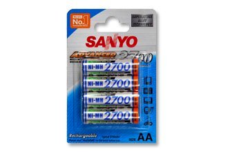 Sanyo HR-3U-4BP 2700 mAh