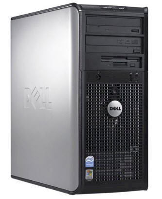 Máy tính Desktop Dell 755MT (Intel Dual Core Processor E6550 2.33GHz, RAM 512GB, HDD 80GB, VGA Onboard, PC DOS, Không kèm theo màn hình)