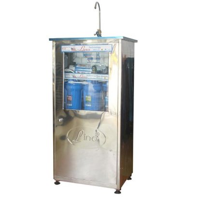 Máy lọc nước Lino LN026 (6 lõi, Vỏ tủ inox nhiễm từ)