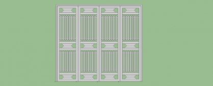 Cửa sắt hộp CSS-012