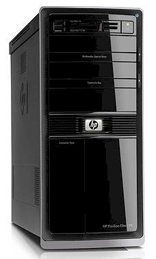 Máy tính Desktop HP Pavilion Elite HPE-599uk Desktop PC (XS624EA) (Intel® Core™ i7-2600 3.4GHz, RAM 8GB, HDD 2TB, VGA NVIDIA GeForce GTX 460, HP 2310ei, Windows® 7 Home Premium)