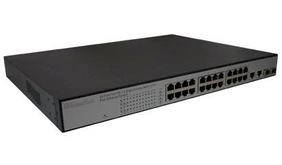 Linkpro POE-8242WS 24 Port 10/100Mbps + 2G Combo TP/SFP Web Smart PoE Switch