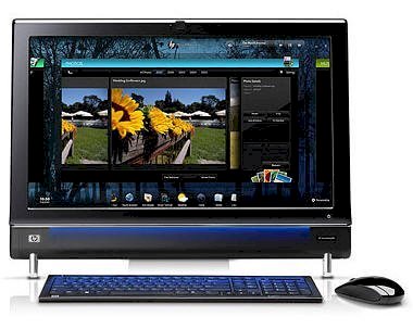 Máy tính Desktop HP TouchSmart 600-1410uk Desktop PC (XS912EA) (Intel® Core™ i3-350M 2.26GHz, RAM 4GB, HDD 1.5TB, VGA NVIDIA GeForce G210, LCD 23inch, Windows® 7 Home Premium)