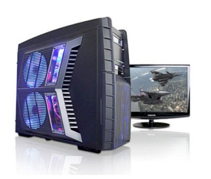 Máy tính Desktop Cyberpowerpc Gamer Ultra CrossFireX FX 1090T (AMD Phenom II X6 1090T 3.20GHz, RAM 4GB, HDD 1TB, VGA 2 x ATI HD 5770, Windows 7, Không kèm màn hình)