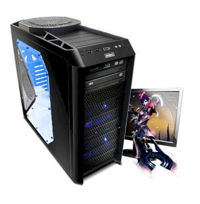 Máy tính Desktop Ibuypower Gamer Paladin D895 i7-990X (Intel Core i7 990X Processor 6x 3.46GHz, RAM 12GB, HDD 2TB + 40GB SSD, NVIDIA GeForce GTX 580, Windows 7, Không kèm màn hình)